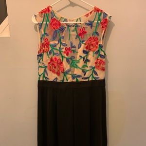 Beautifully Embroidered Cocktail Dress